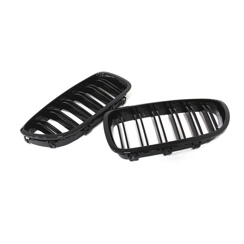 BMW Serie 5 / M5 F10/F11 Griglie Anteriori Doppia Barra Nero Lucido (2010-2017)