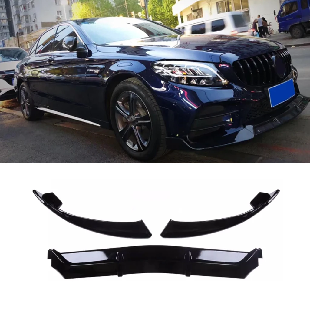 Mercedes GLC X253/C253 Lip Anteriore Nero Lucido (2016-2019)