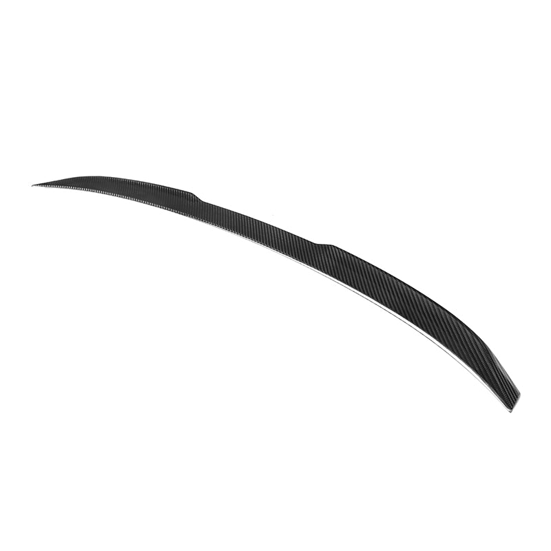 BMW Serie 4 G22 / M4 G82 Spoiler Posteriore M Stile in Carbonio Prepreg Nero Lucido di OPTIC (2020+)