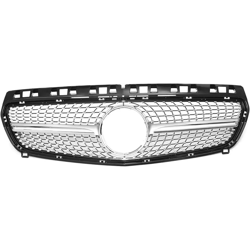 Mercedes Classe A W176 Griglia Stile Diamante Nero Lucido (2012-2015)