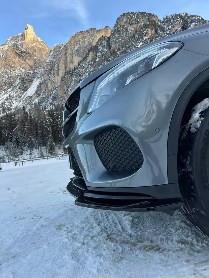 Mercedes GLE C292 Coupé Lip Anteriore Nero Lucido (2015-2019)