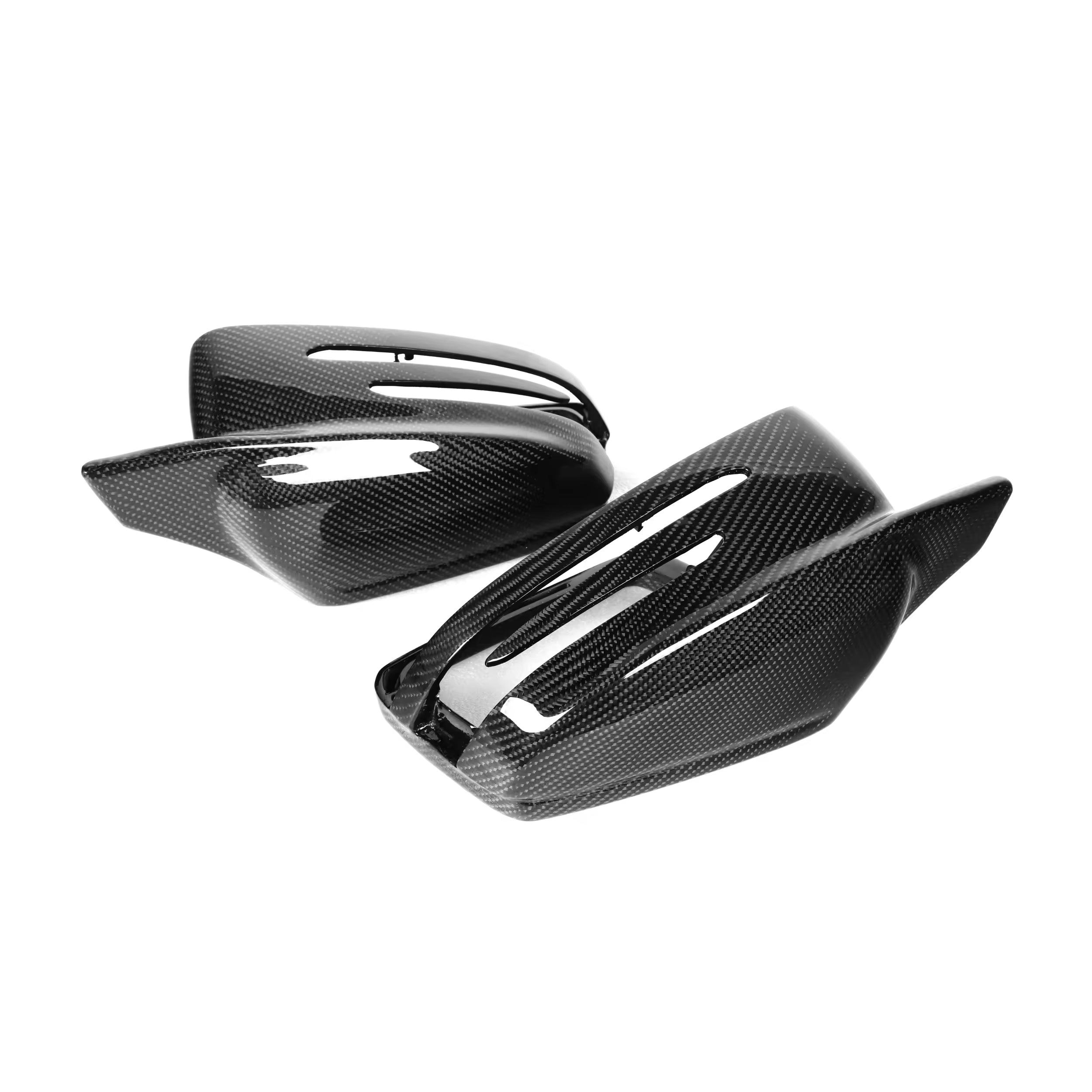 Mercedes W176/W204/W212/W221/X156 Calotte Specchietti M-Style Prepreg Carbonio