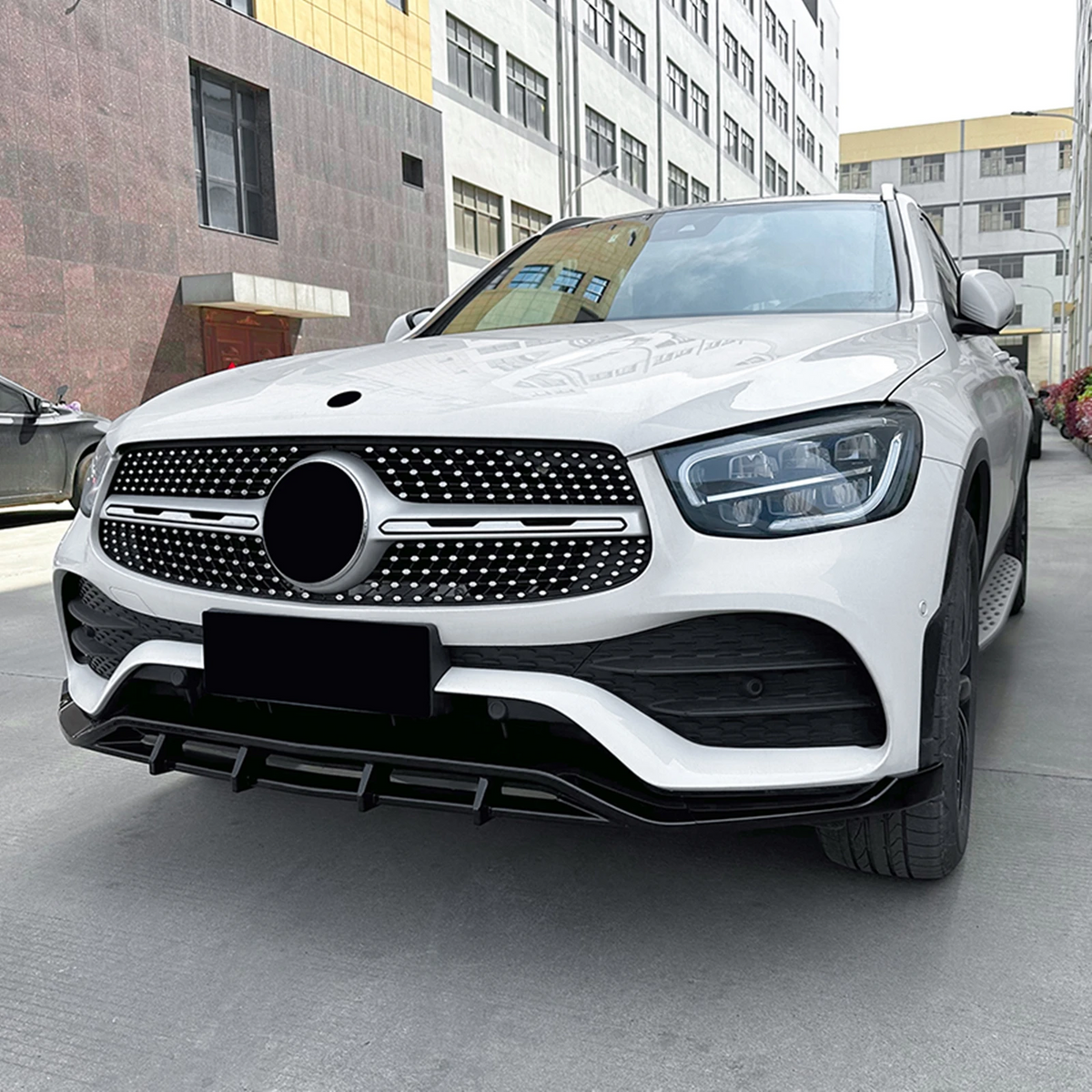Mercedes GLC X253/C253 Facelift Lip Anteriore Nero Lucido (2020-2022)