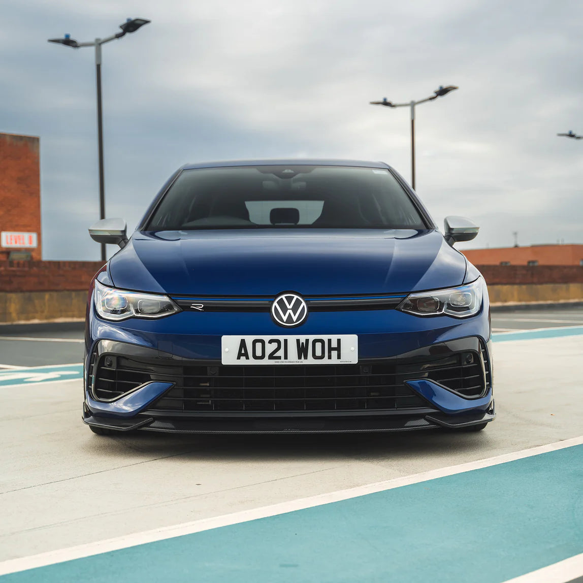 VW GOLF MK8 R CARBON FIBRE SPLITTER - CT DESIGN - Avoro Design