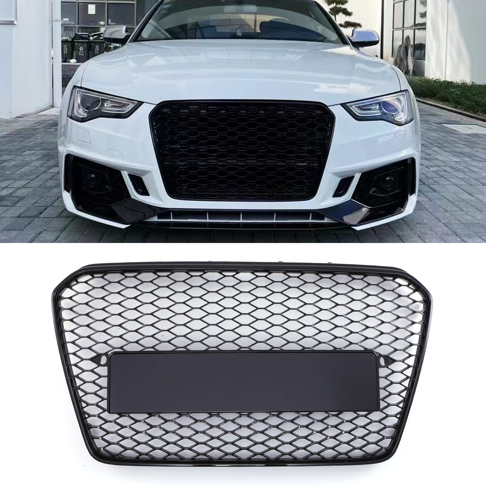 Audi A5/S5 B8.5 Griglia a Nido d'Ape Stile RS5 Nero Lucido (2012-2016)