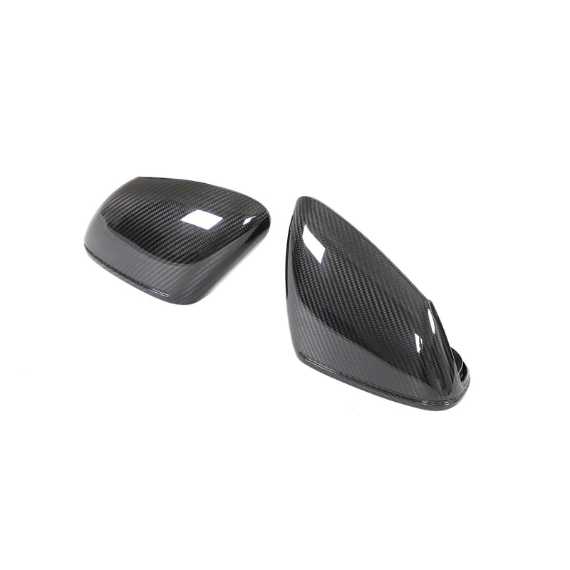 Calotte Specchietti in Carbonio Prepreg Secco Porsche Taycan 9J1 (2019-2021) di OPTIC