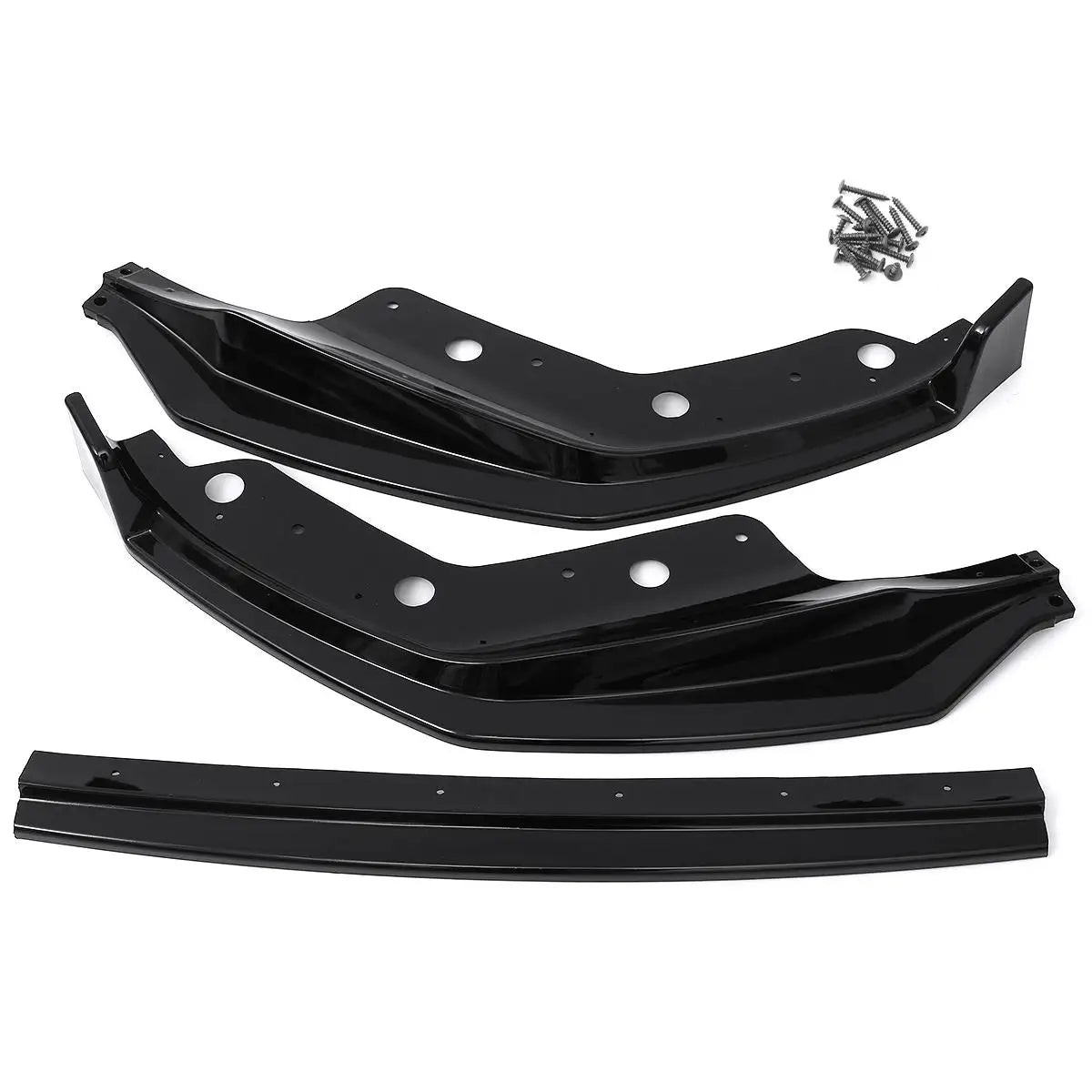 BMW 8 Series G14 G15 G16 M-Sport Gloss Black Front Lip Splitter (2018+)