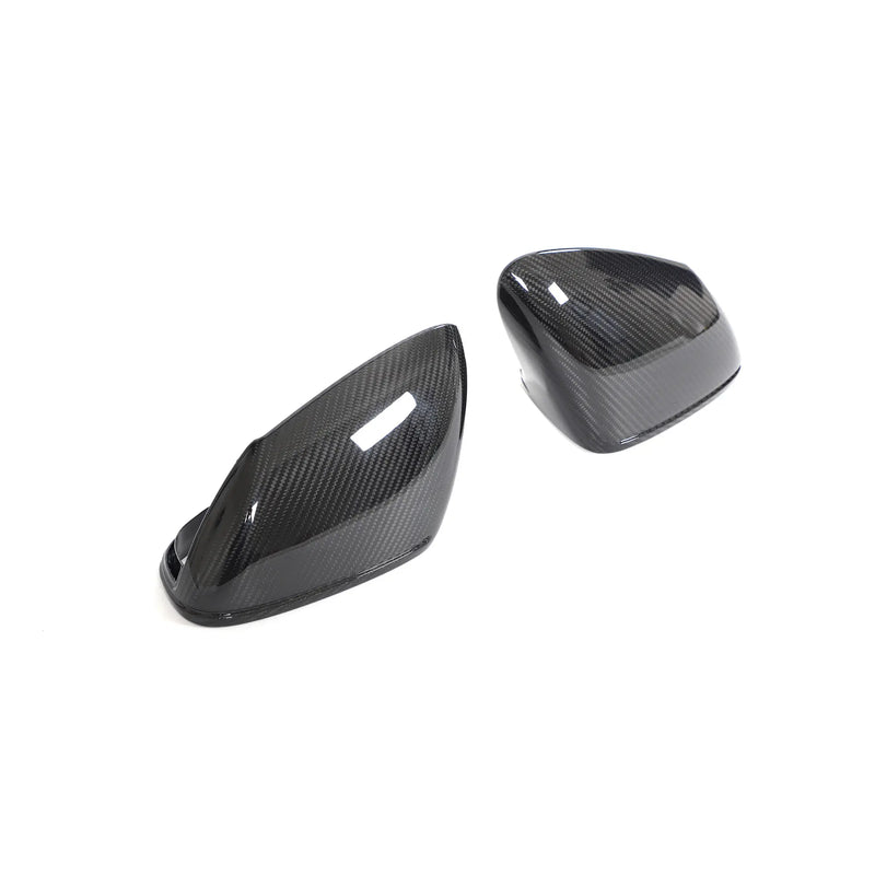 Calotte Specchietti in Carbonio Prepreg Secco Porsche Taycan 9J1 (2019-2021) di OPTIC
