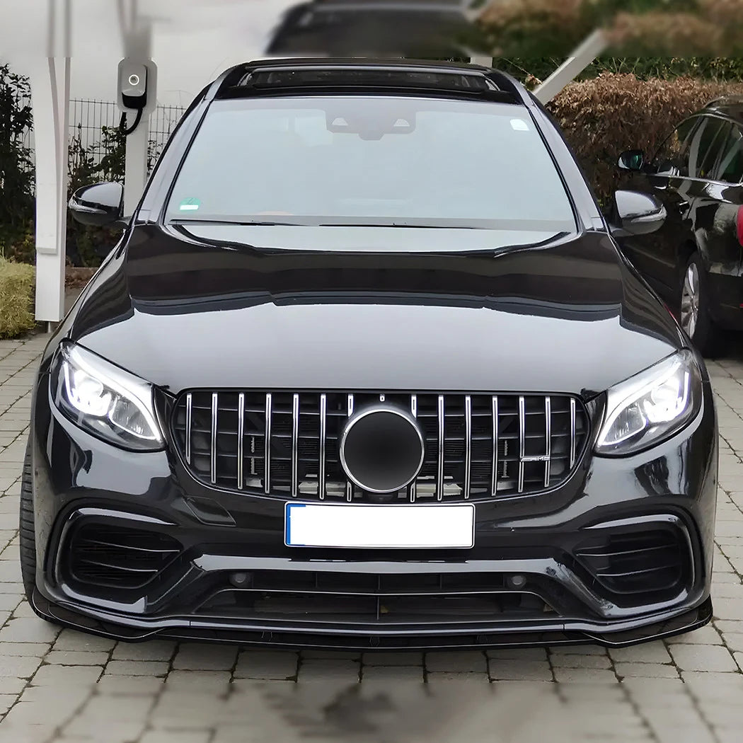 Mercedes X253 GLC63 AMG Lip Anteriore Nero Lucido (2016-2019)