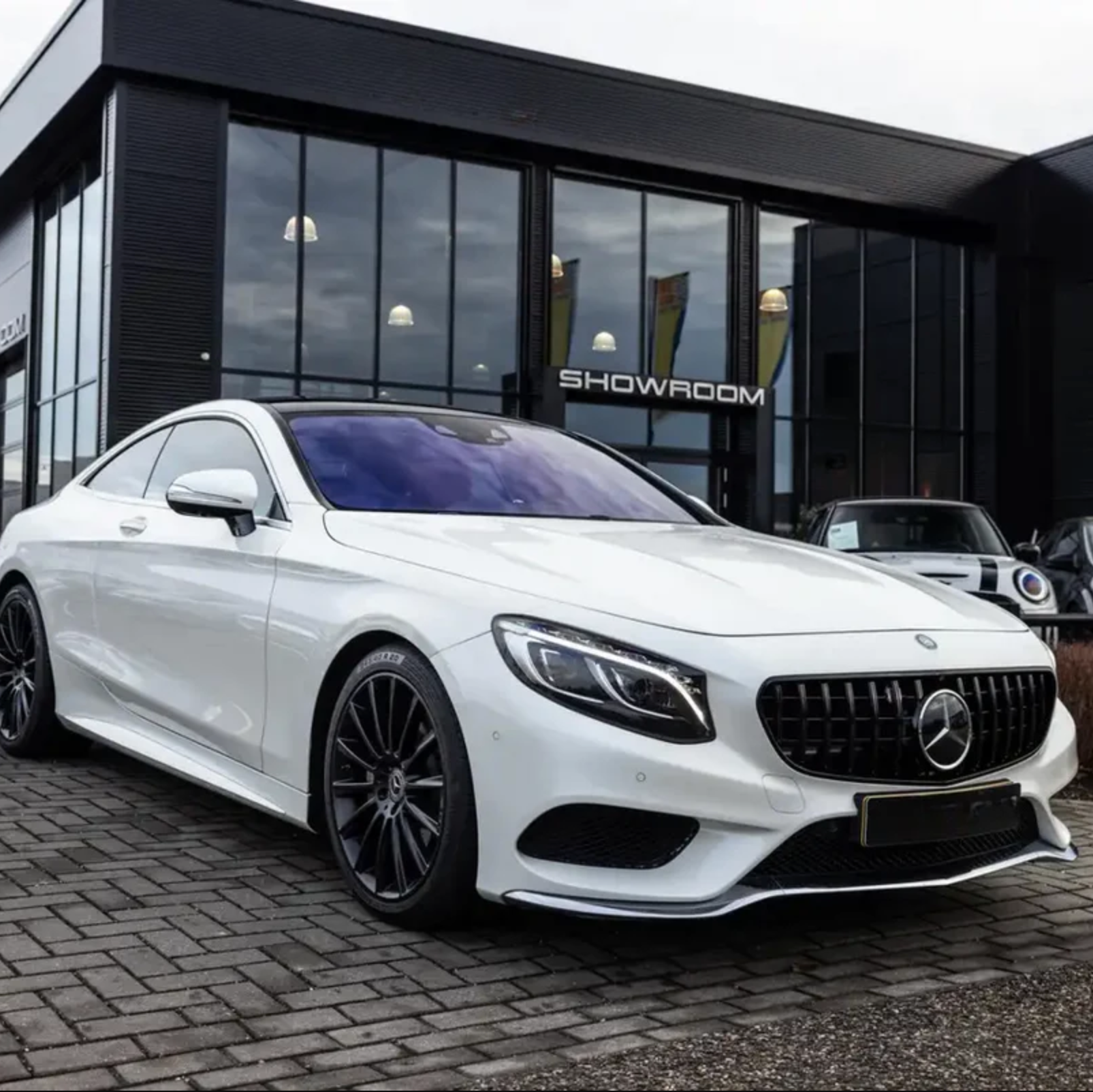 Mercedes S-Class W217/C217 Griglia Panamericana GT Stile Nero Lucido (2013-2017)