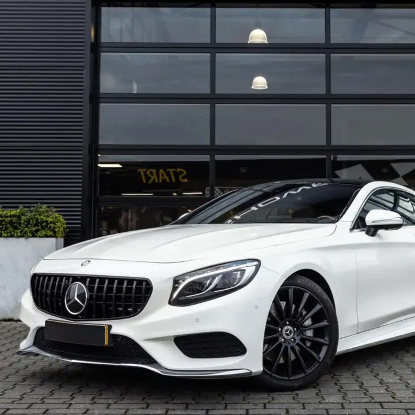 Mercedes S-Class W217/C217 Griglia Panamericana GT Stile Nero Lucido (2013-2017)