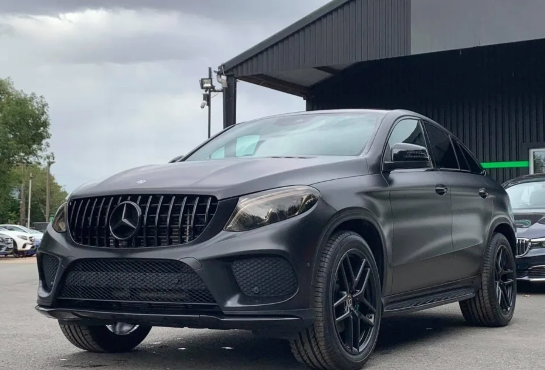 Mercedes GLE C292 Coupé Griglia Panamericana GT Stile Nero Lucido (2015-2019)
