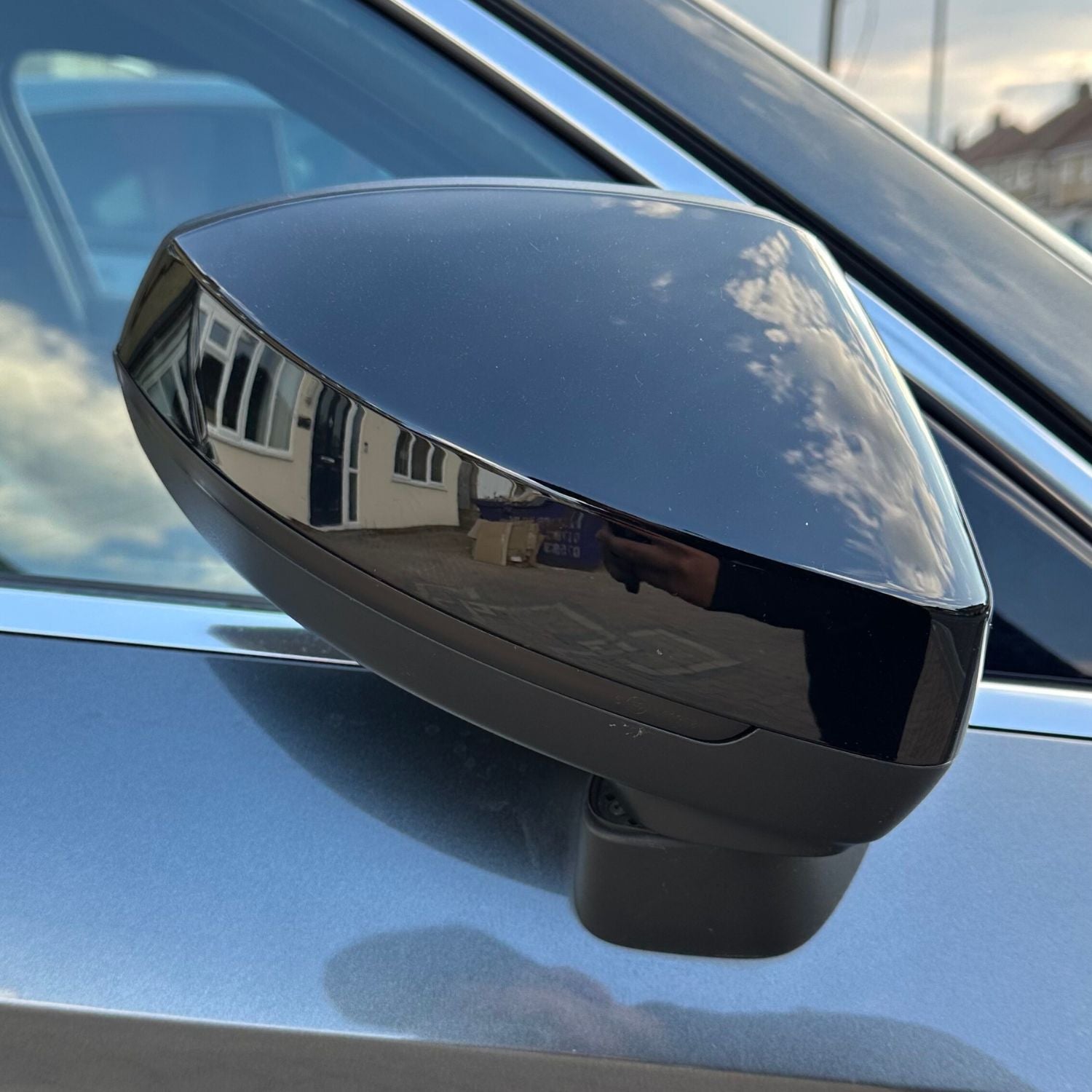 Gloss Black Mirror Covers For AUDI A3 S3 8V (2012-2016)