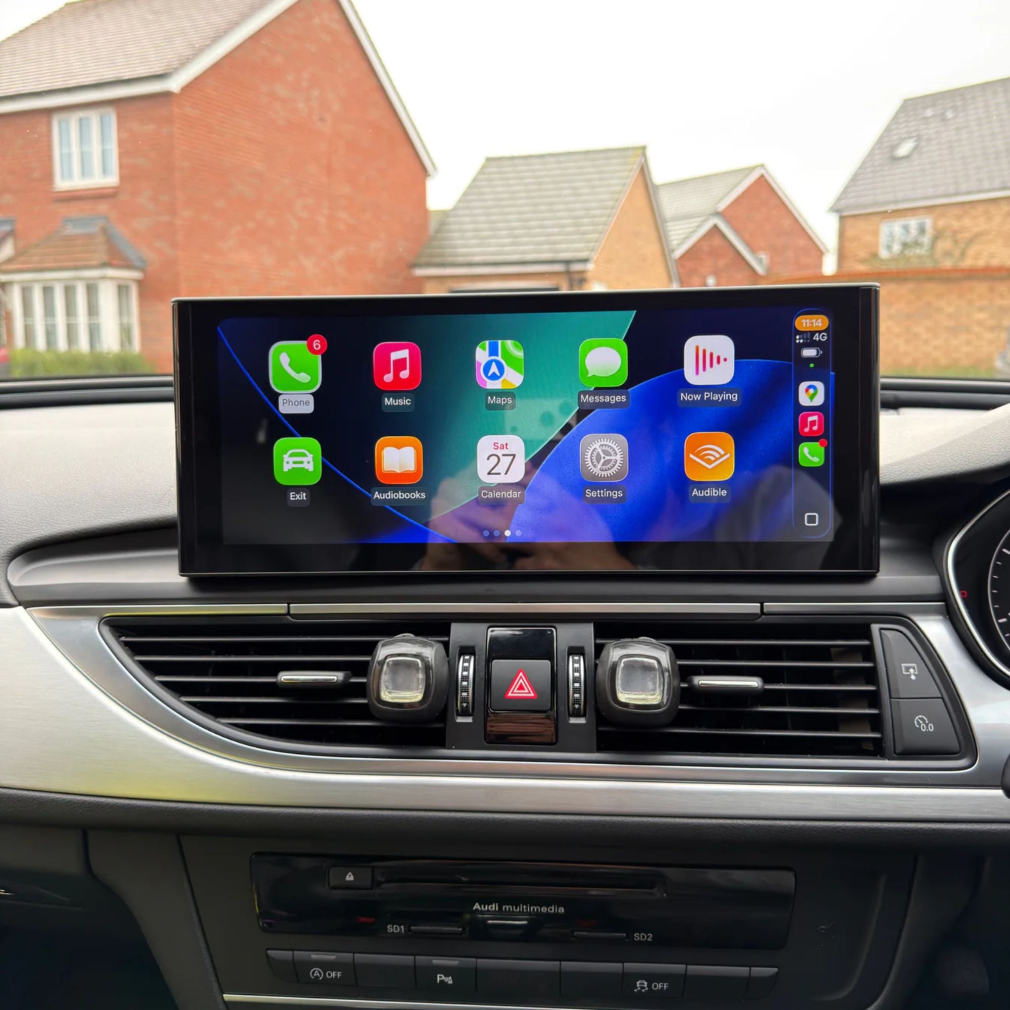 Audi A6/S6/RS6 A7/S7/RS7 C7/C7.5 | 12.3" Display Touchscreen Apple CarPlay/Android Auto | (2011-2018)