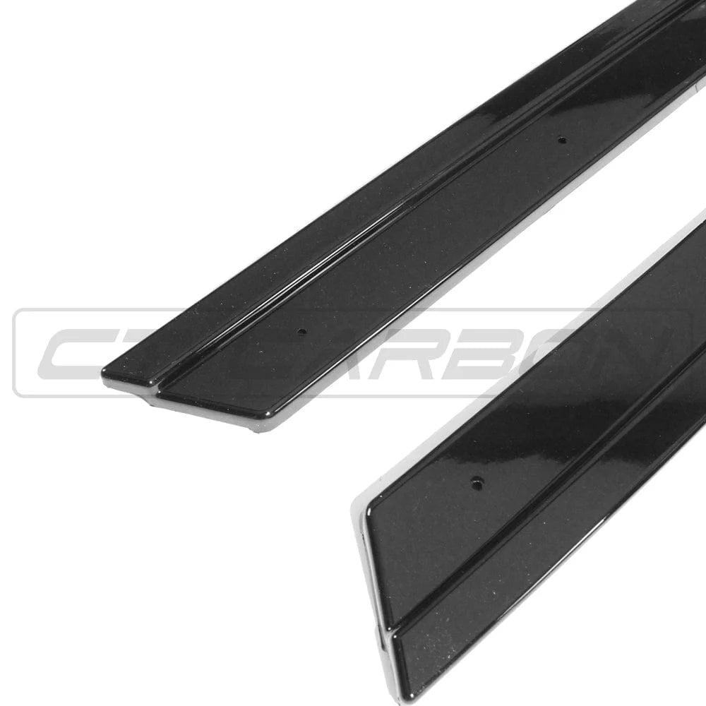 VW GOLF R/GTD/GTI MK7/7.5 2014-2020 GLOSS BLACK SIDE SKIRTS - CT CARBON - Avoro Design