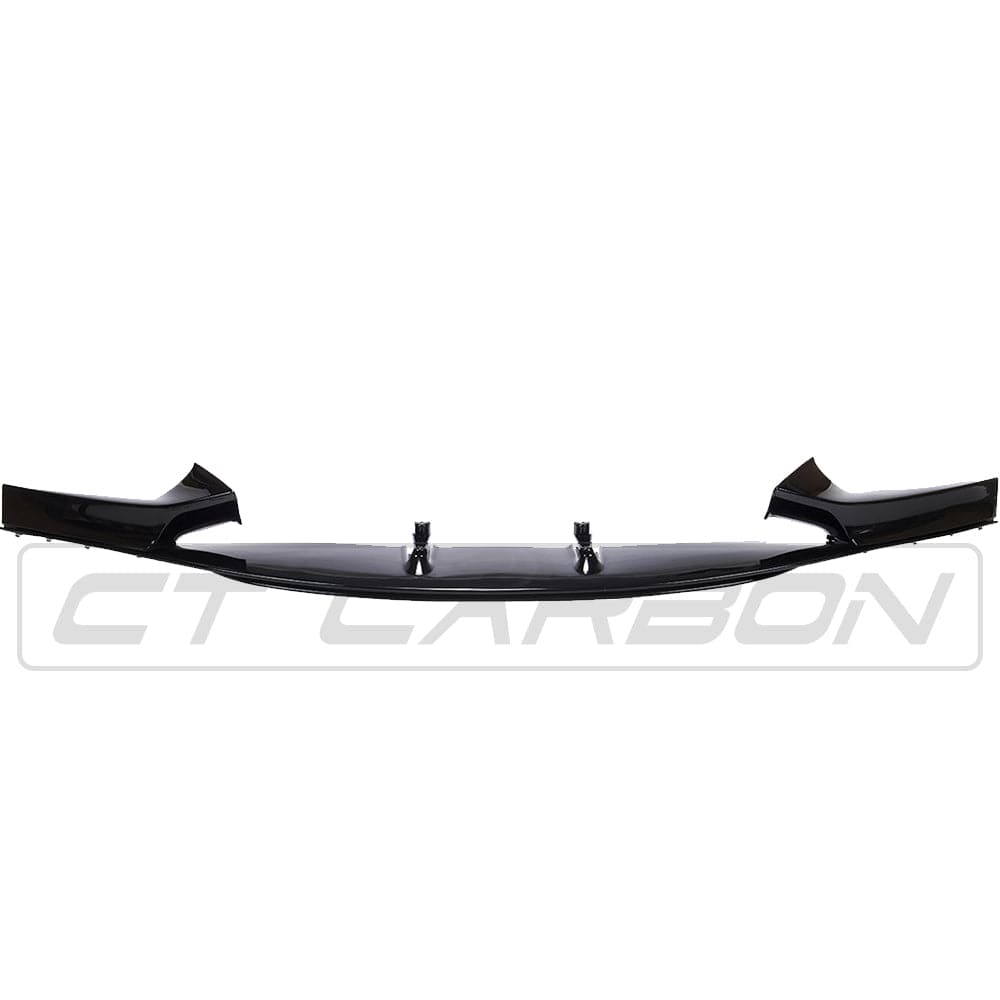 BMW 2 SERIES F22/F23 GLOSS BLACK SPLITTER - MP STYLE - BLAK BY CT CARBON