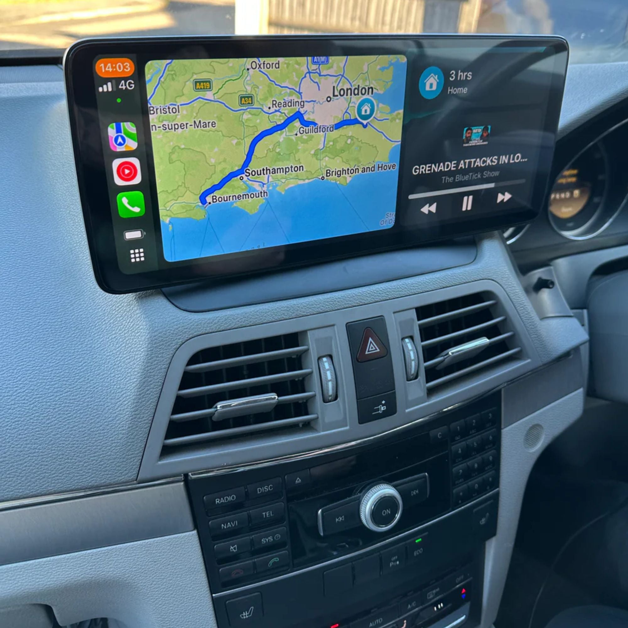 Mercedes E-Class C207 | 12.3" Display Touchscreen Apple CarPlay/Android Auto | (2009-2016)