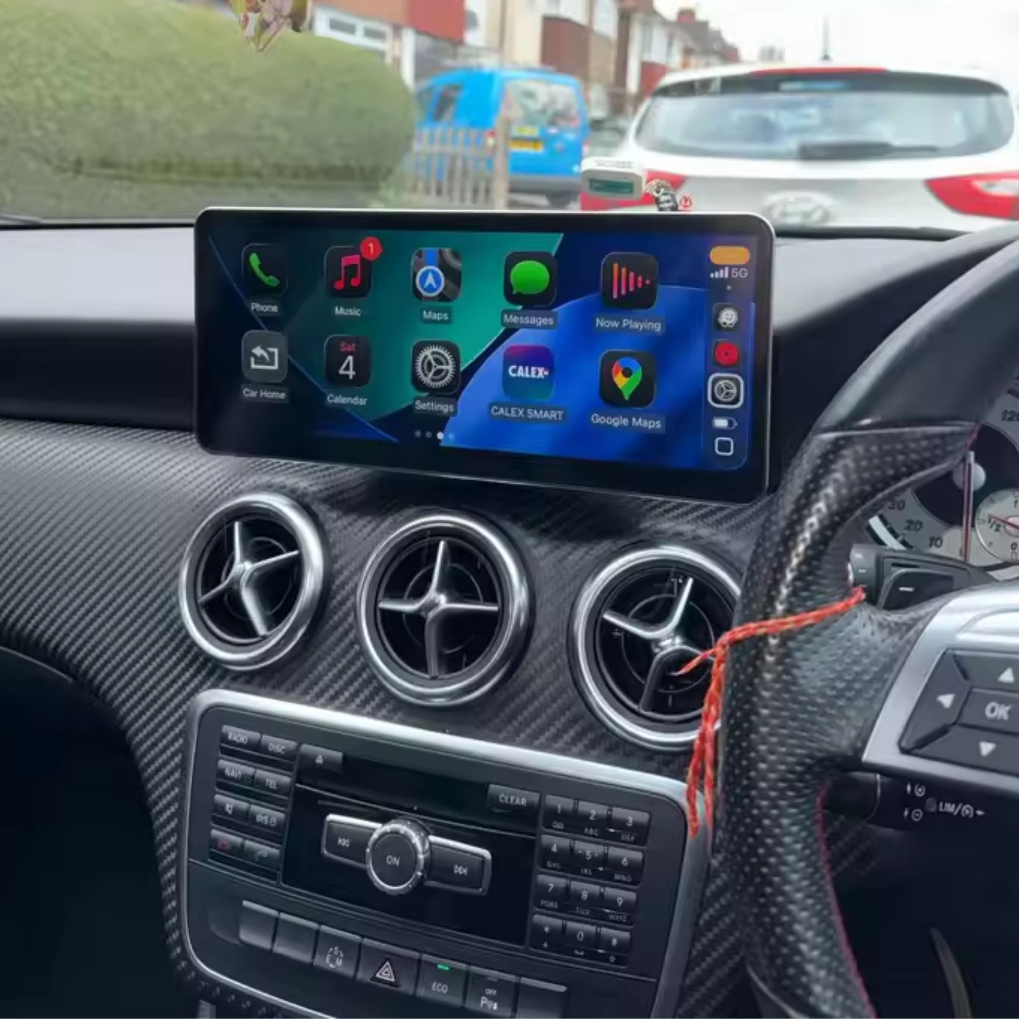 Mercedes Classe A/CLA/GLA | W176/C177/X156 | 12.3" Display Touchscreen Apple CarPlay/Android Auto | (2013-2018)