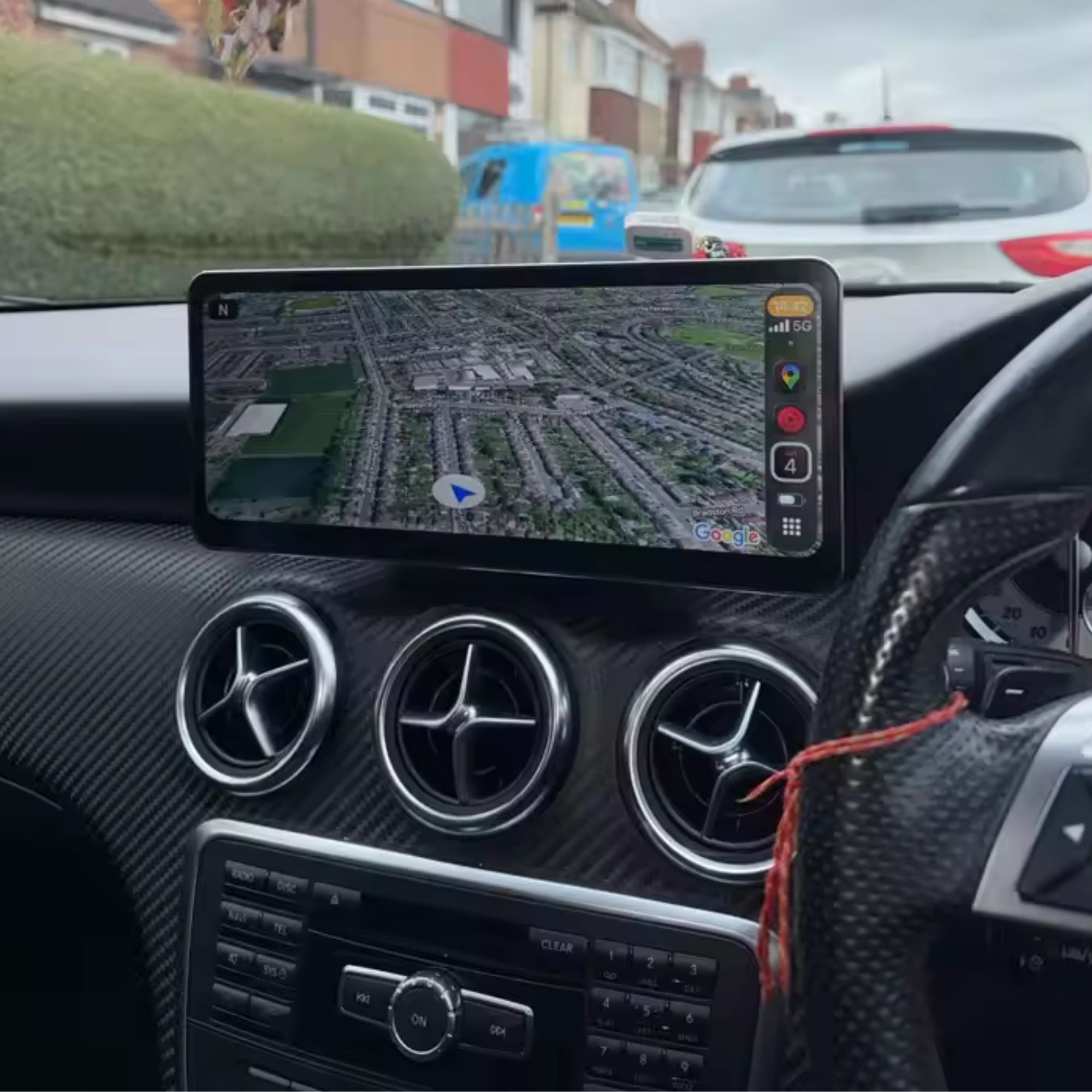 Mercedes Classe A/CLA/GLA | W176/C177/X156 | 12.3" Display Touchscreen Apple CarPlay/Android Auto | (2013-2018)