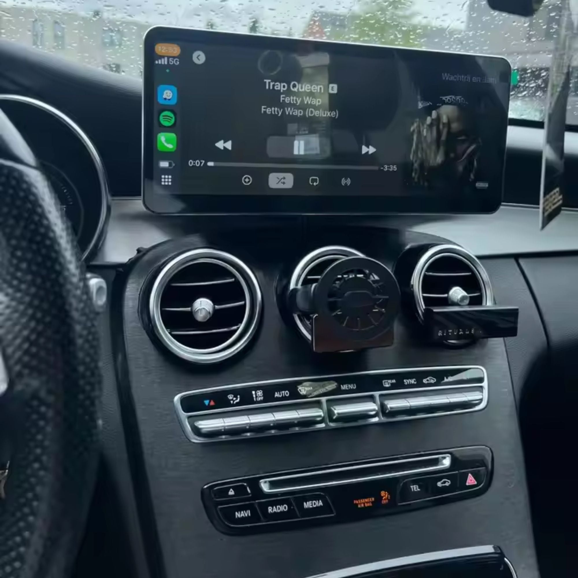 Mercedes Classe C/GLC | W205/X253 | 12.3" Display Touchscreen Apple CarPlay/Android Auto | (2014-2019)