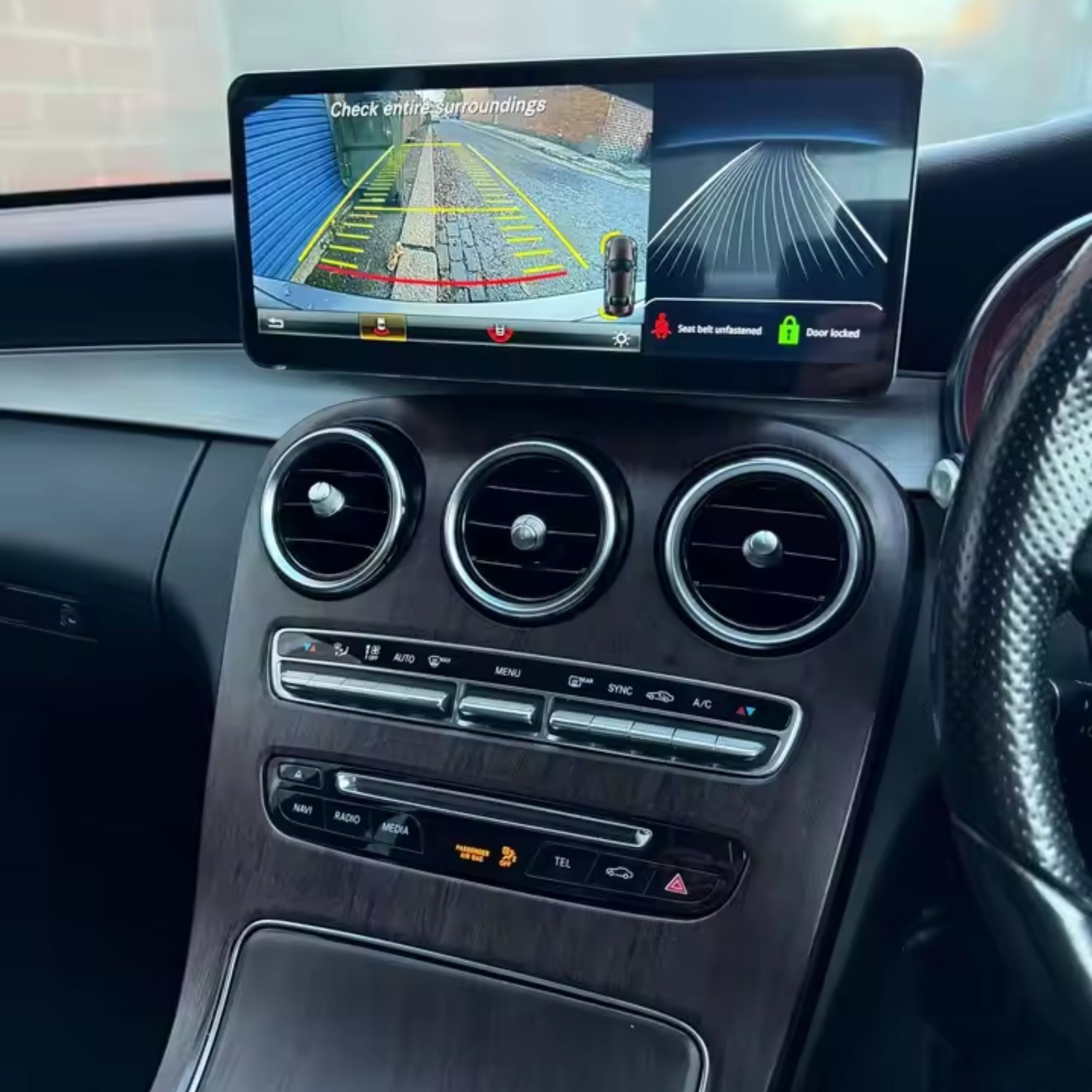 Mercedes Classe C/GLC | W205/X253 | 12.3" Display Touchscreen Apple CarPlay/Android Auto | (2014-2019)