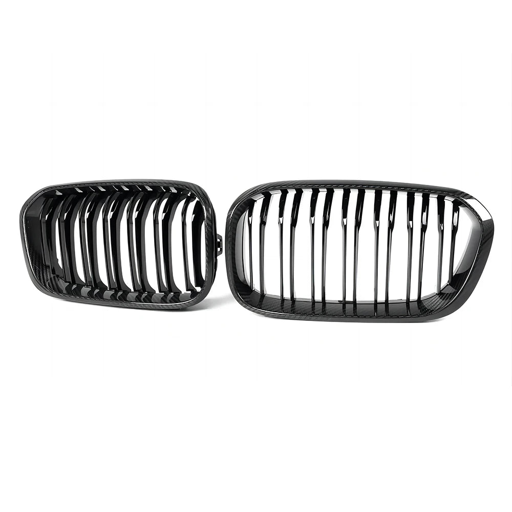 Carbon Fibre Double Slat Front Grills For 1 Series LCI F20 F21 (2015-2019) - Avoro Design