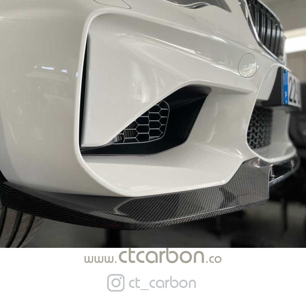 BMW M2 F87 N55(OG) CARBON FIBRE SPLITTER - V-STYLE