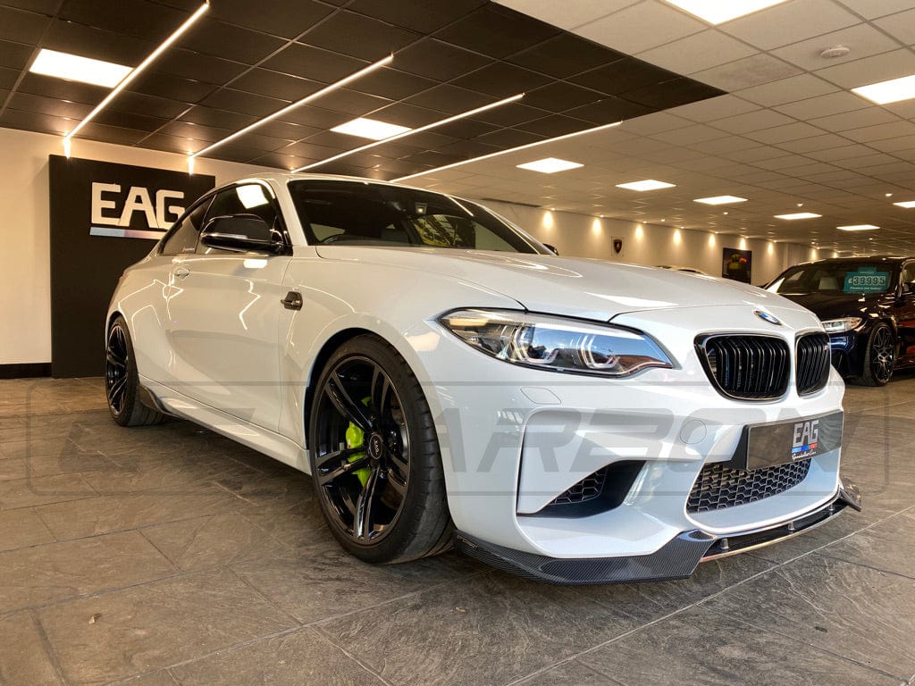 BMW M2 F87 N55(OG) CARBON FIBRE SPLITTER - V-STYLE