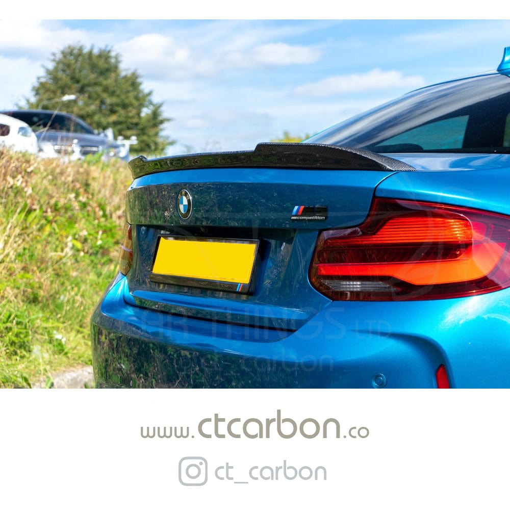 BMW M2 / M2C F87 & F22 2 SERIES CARBON FIBRE SPOILER - CS STYLE