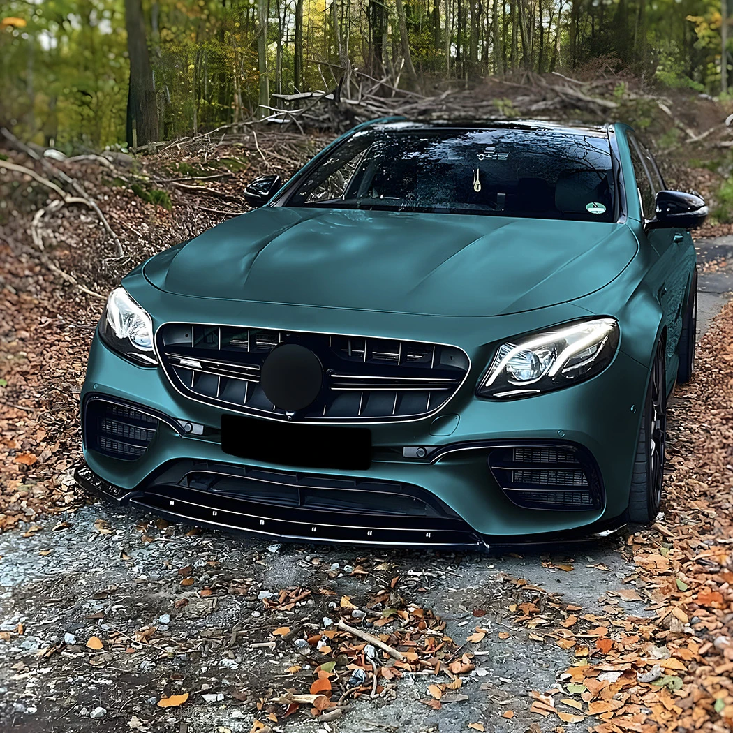 Mercedes Classe E W213 Lip Anteriore Stile E63 AMG Nero Lucido (2017-2020)