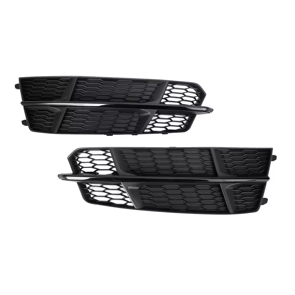 Audi A6 S-Line / S6 C7 Facelift Griglie Fendinebbia Nero Lucido (2016-2018)
