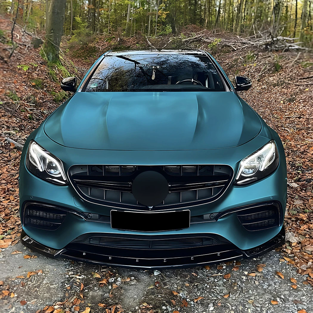 Mercedes Classe E W213 Lip Anteriore Stile E63 AMG Nero Lucido (2017-2020)