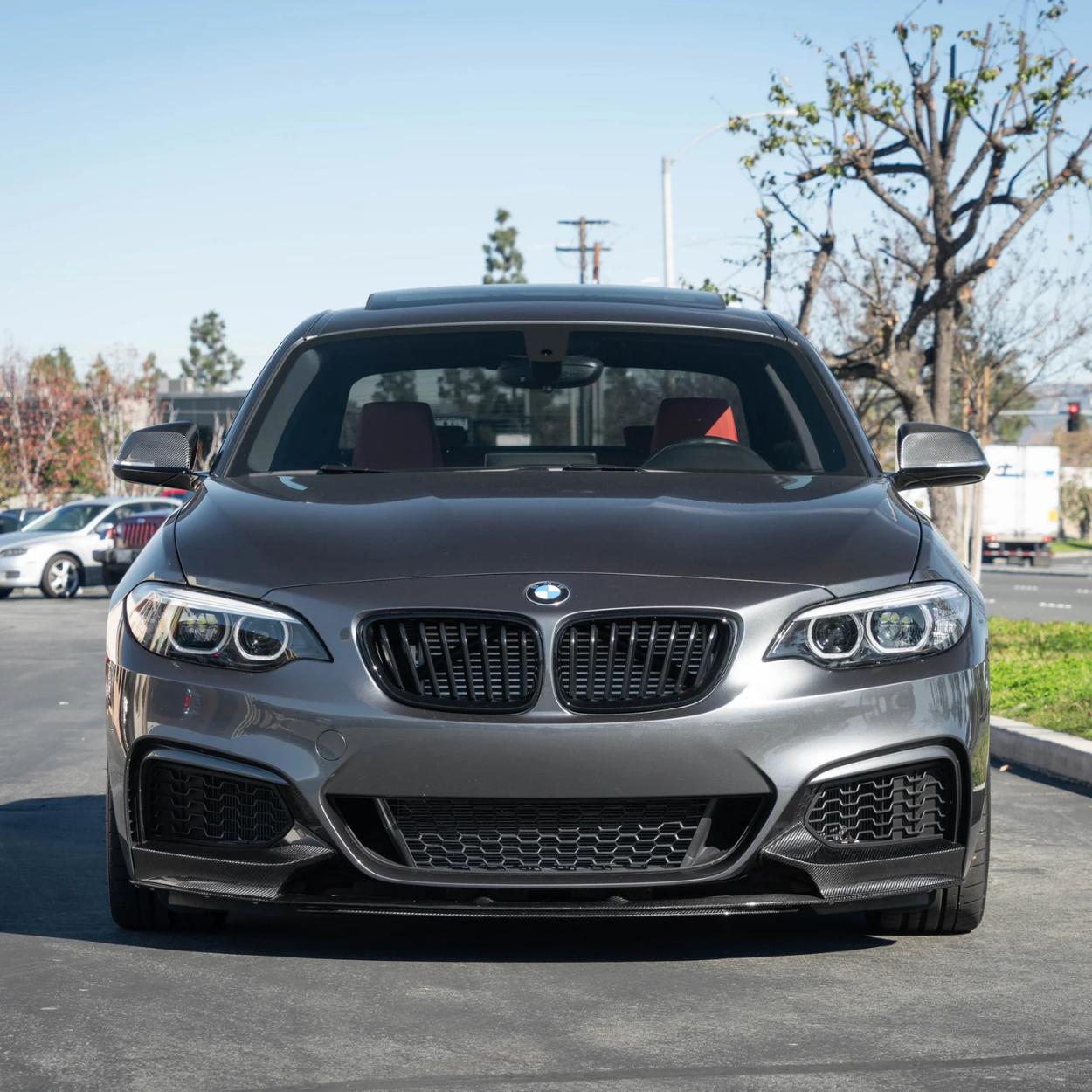 BMW Serie 2 F22 Lip Anteriore in Carbonio Stile M Performance (2014-2020)