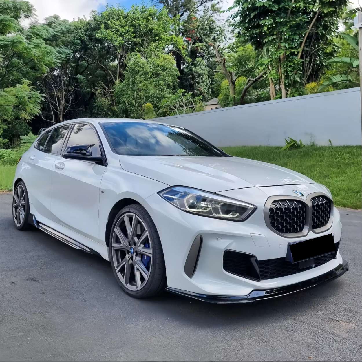 BMW Serie 1 F40 Lip Anteriore Nero Lucido (2019-2024)