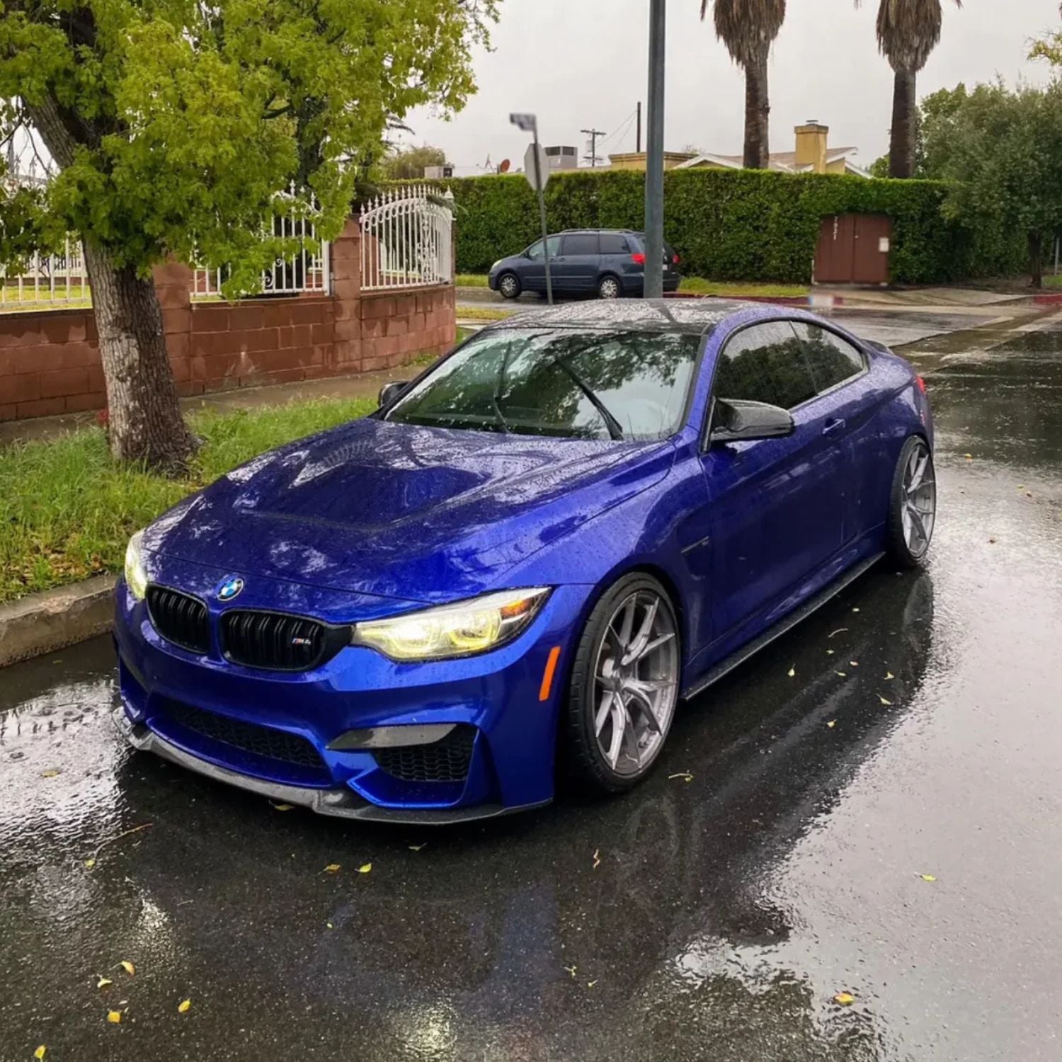 BMW M3 F80 / M4 F82 F83 Lip Anteriore in Carbonio Stile CS (2014-2019)