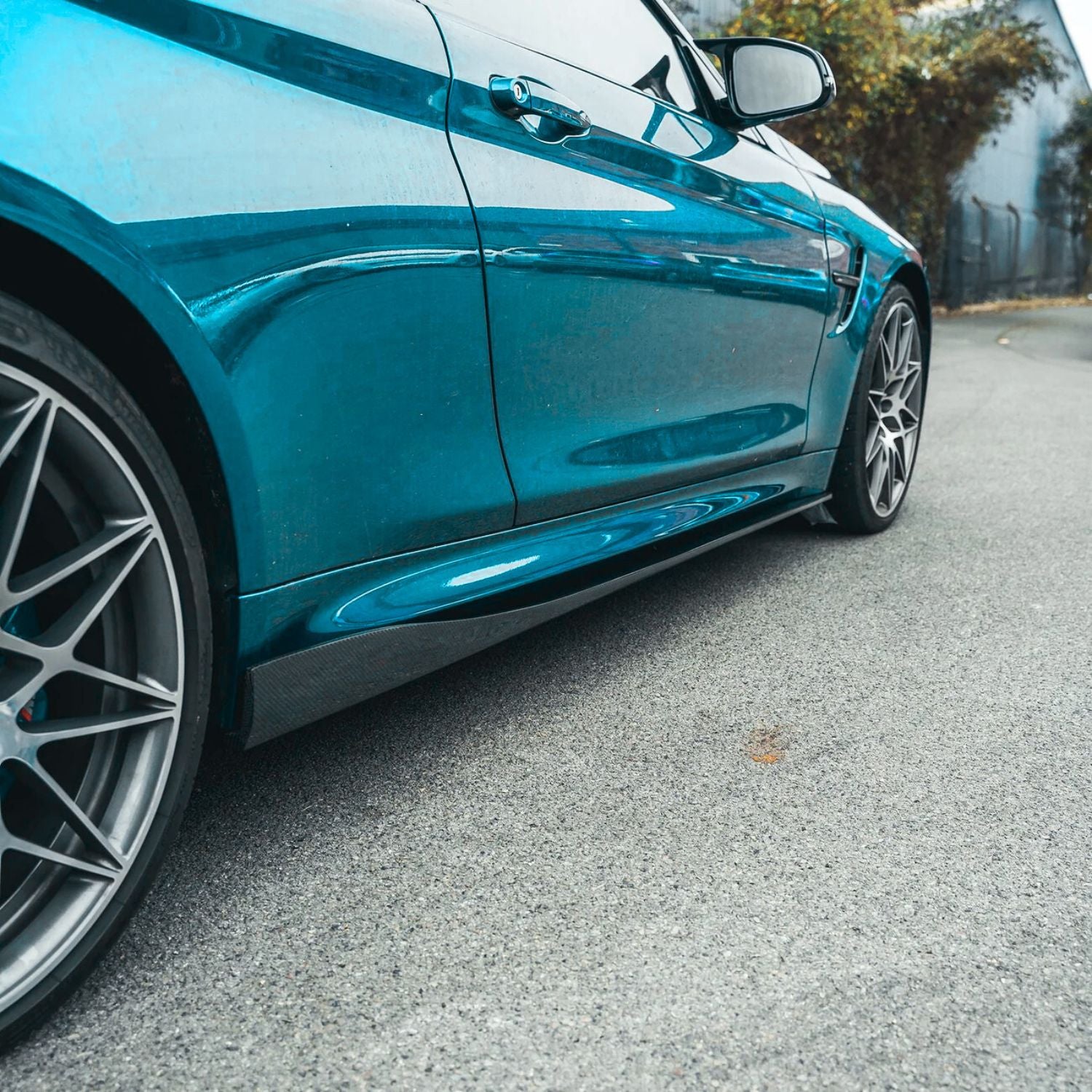 BMW M3 F80 / M4 F82 F83 Minigonne Laterali Carbonio 3D Stile (2014-2018)