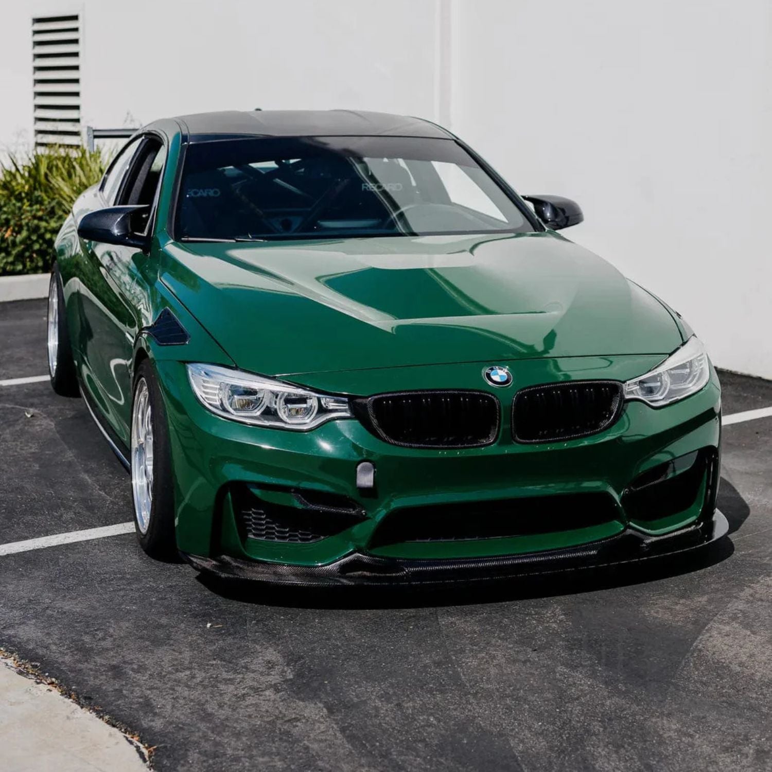 BMW M3 F80 / M4 F82 F83 Lip Anteriore GT Stile in Carbonio Prepreg Secco di OPTIC (2014-2019)