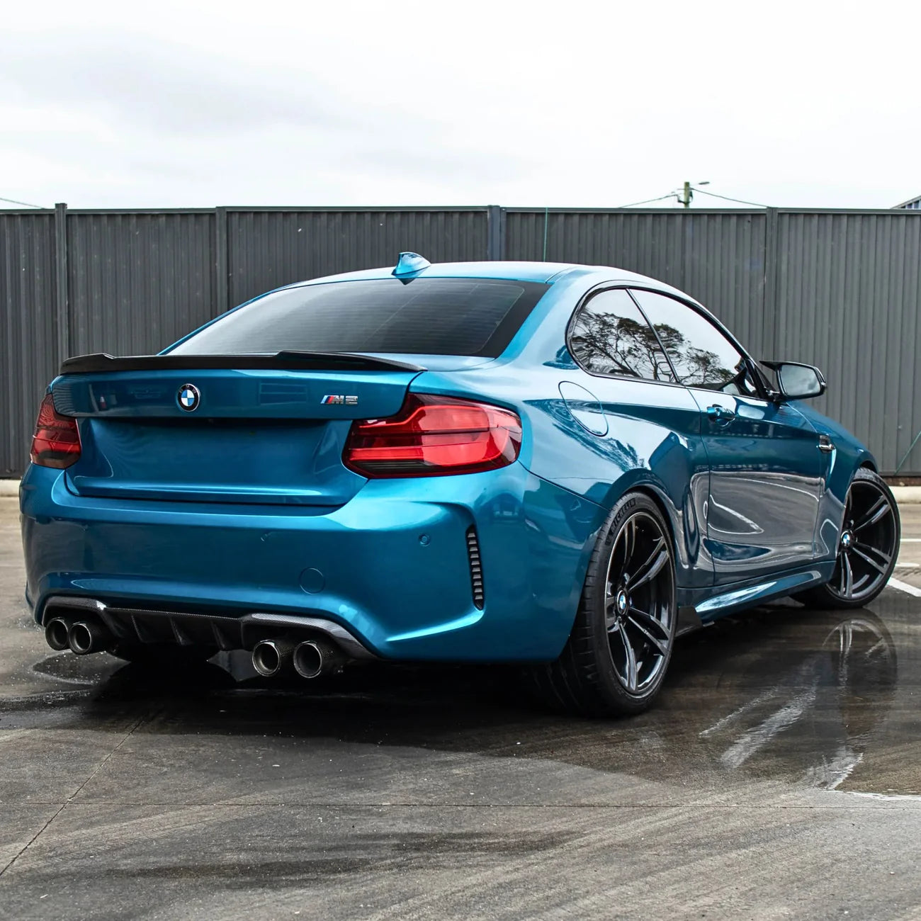 Diffusore in Carbonio Prepreg per BMW M2 F87 di OPTIC (2015-2021)