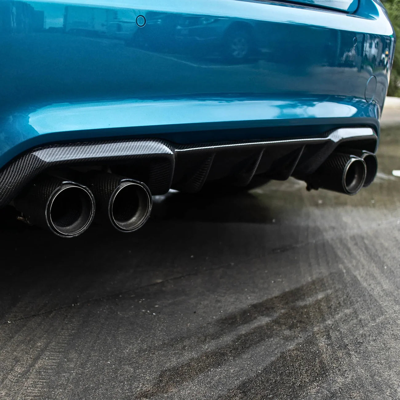 Diffusore in Carbonio Prepreg per BMW M2 F87 di OPTIC (2015-2021)