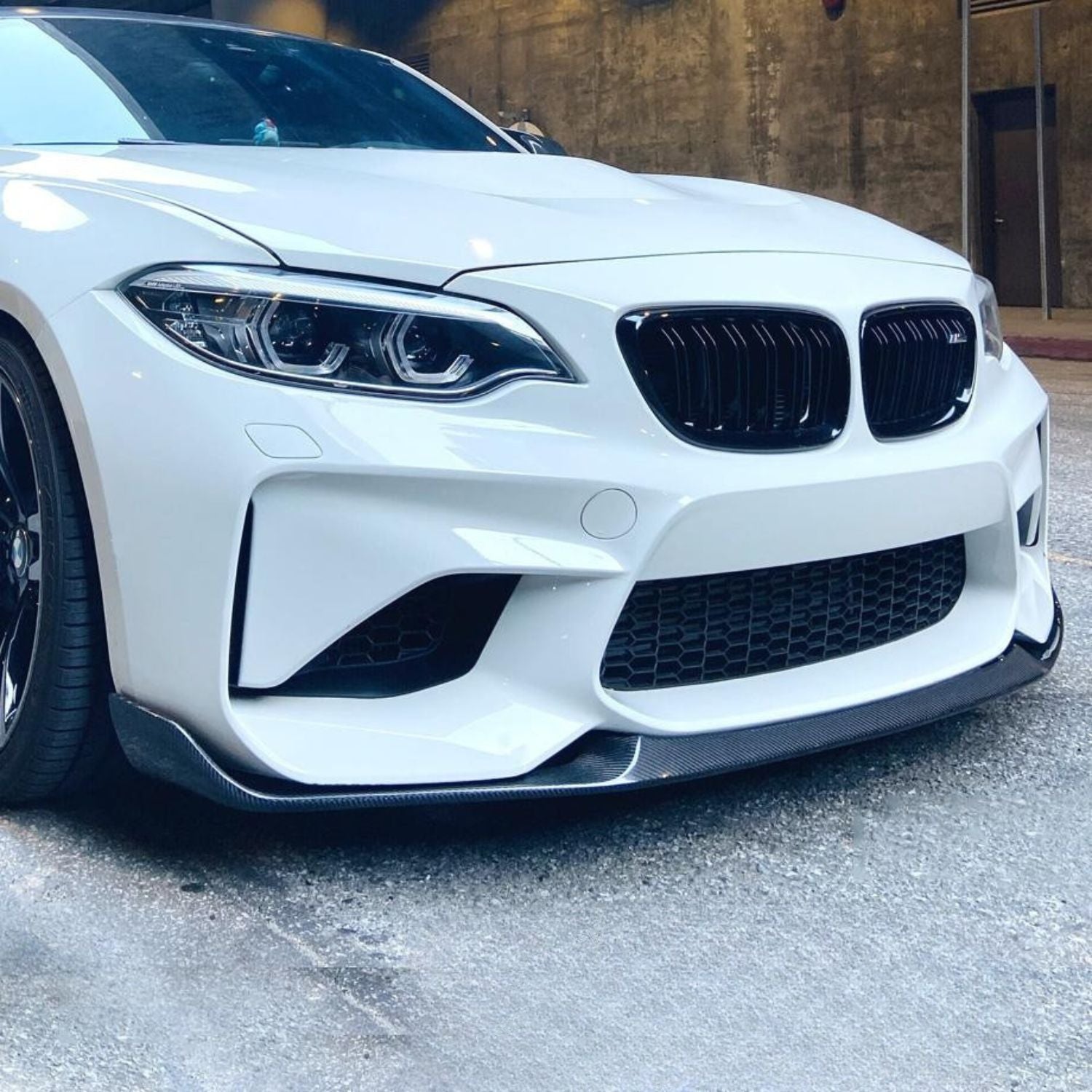 BMW M2 F87 Lip Anteriore in Carbonio Stile CS (2015-2018)