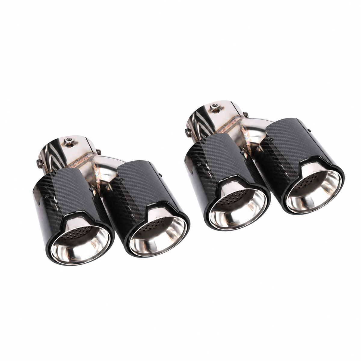 BMW Serie 2/3/4 | G42/G20/G22 | M240i/M340i/M440i Terminali di scarico quadrupli in carbonio