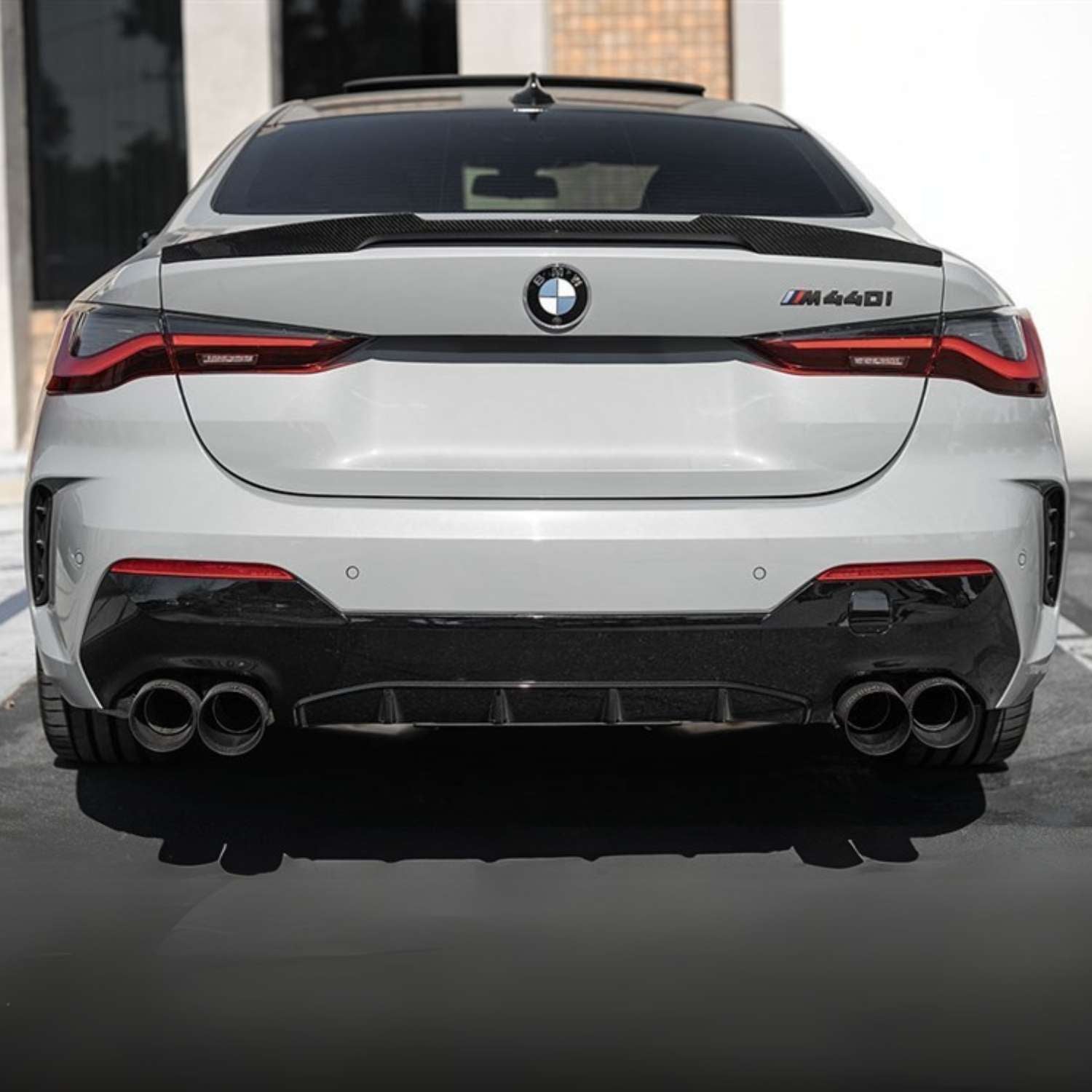 BMW Serie 4 G22 / M4 G82 Spoiler Posteriore Stile Competition in Carbonio Prepreg da OPTIC (2020+)