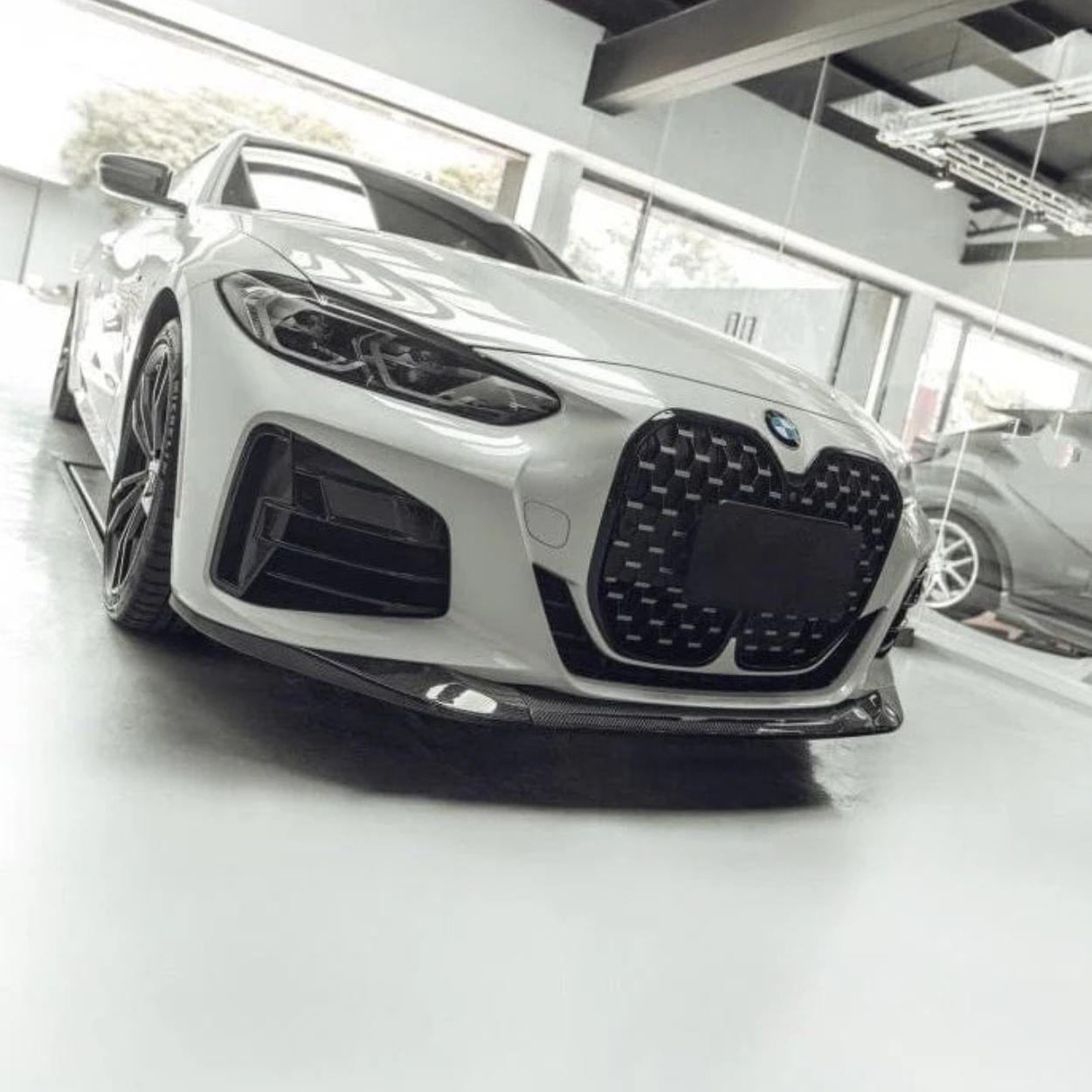 BMW Serie 4 G22 G23 M Sport Carbonio Stile Mp Lip Anteriore (2020+)