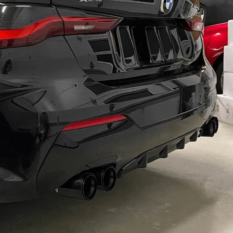 BMW Serie 2/3/4 | G42/G20/G22 | M240i/M340i/M440i Terminali di scarico quadrupli in carbonio