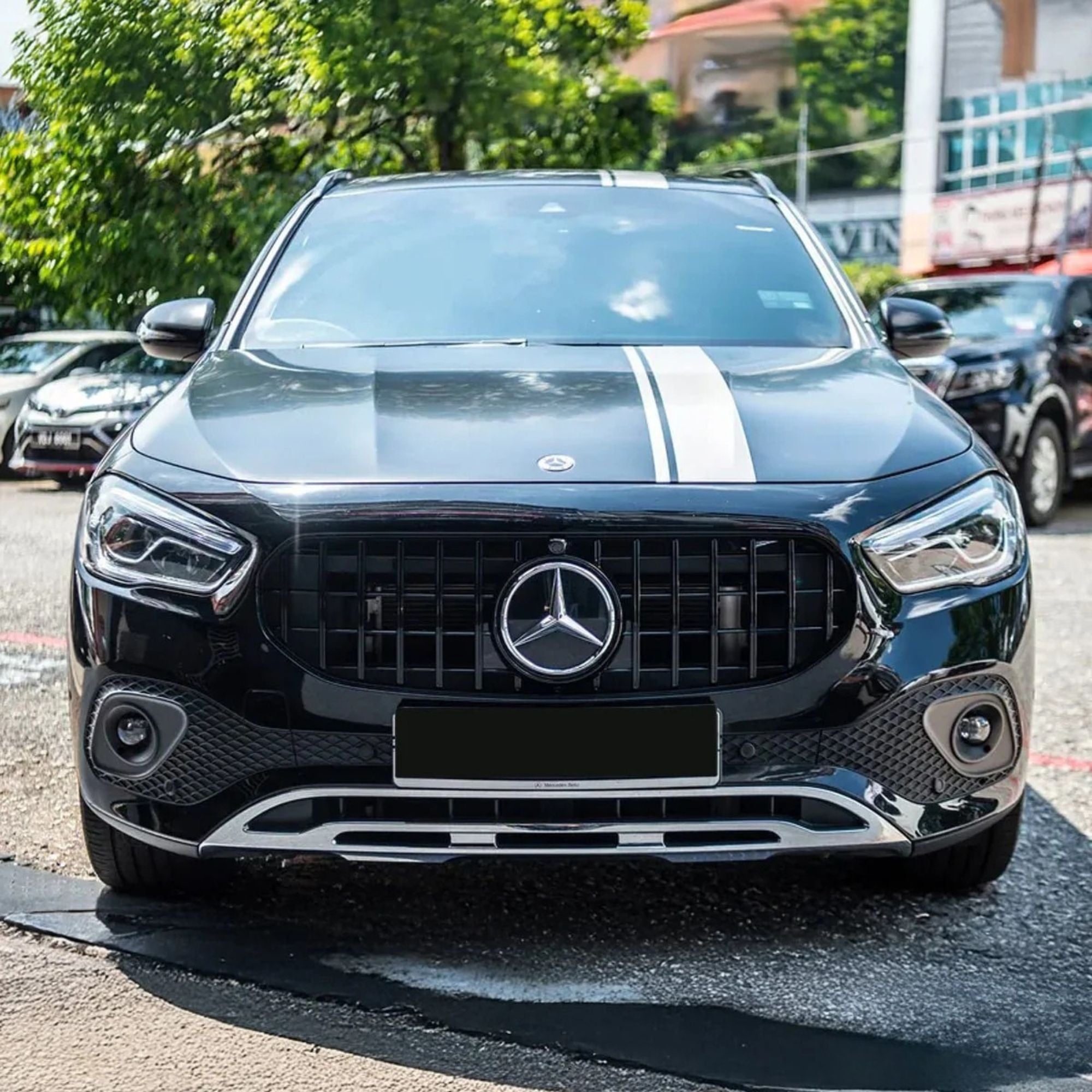 Mercedes GLA H247 Griglia Panamericana GT Stile Nero Lucido (2020-2023)