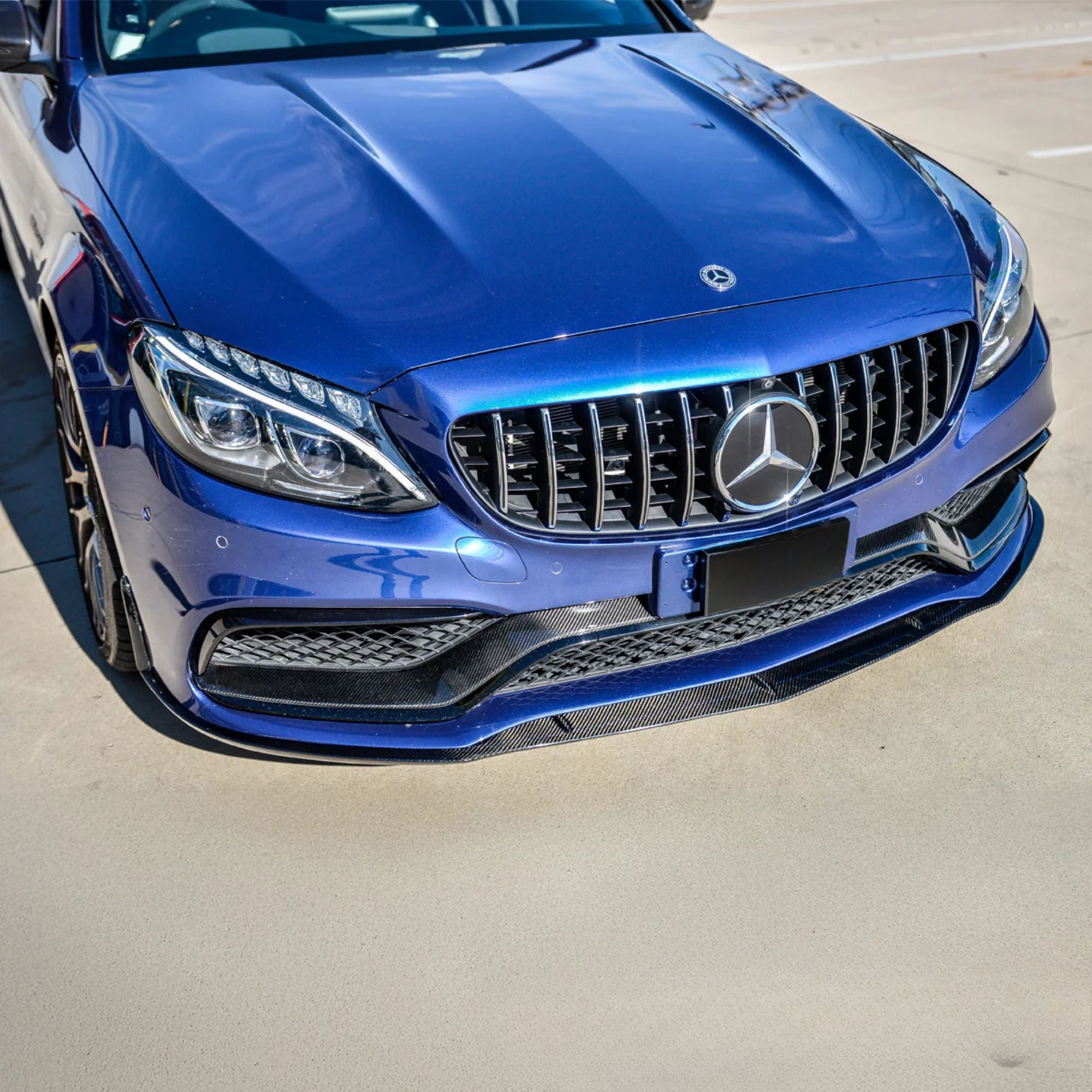 Mercedes C-Class C63 W205/C205 Griglia Panamericana GT Stile Nero Lucido (2015-2018)