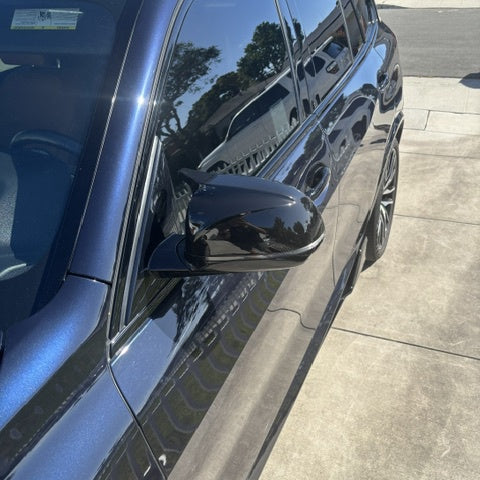BMW X3/X4/X5/X6/X7 G01/G02/G05/G06/G07 Stile M Calotte Specchietti Nero Lucido (2018+)