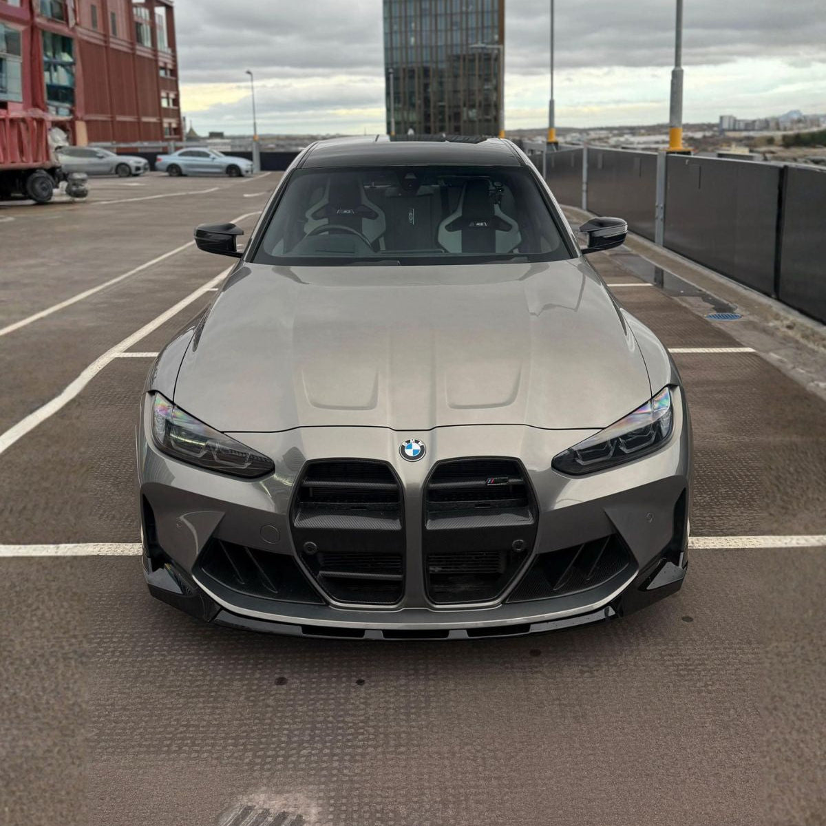 BMW M3 / M4 G80/G81/G82/G83 Griglia Anteriore GT in Carbonio Prepreg Secco di OPTIC (2021+)