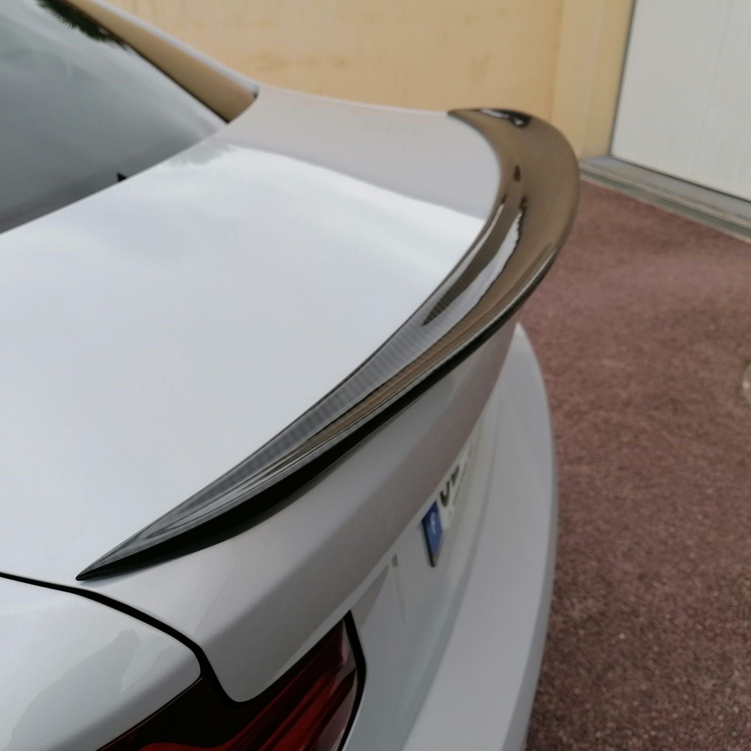BMW Serie 2 & M2 F22 F87 Spoiler Posteriore Mp Stile in Carbonio Prepreg Nero Lucido di OPTIC (2014-2021)