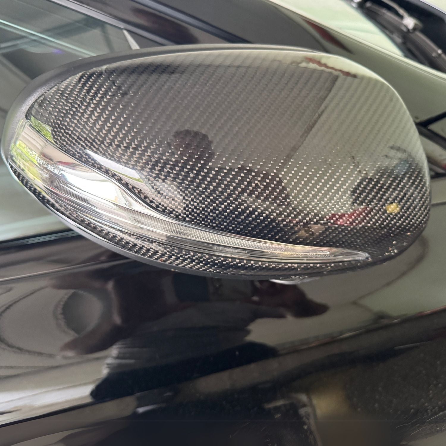 Mercedes W205/W213/W222/C257 Carbon Fibre Mirror Covers (2014-2021)